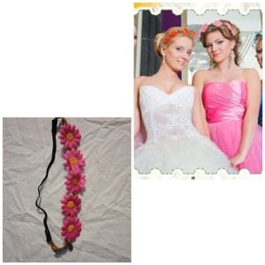 Chunyin Flower Headband Floral Crown Hippie Boho Wedding Festival Party Cosplay